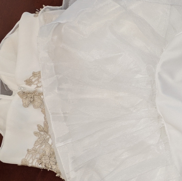 Sleeveless illusion neck party dress sz 1 - Picture 4 of 12